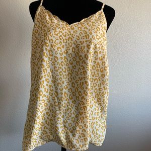 Leopard print camisole
